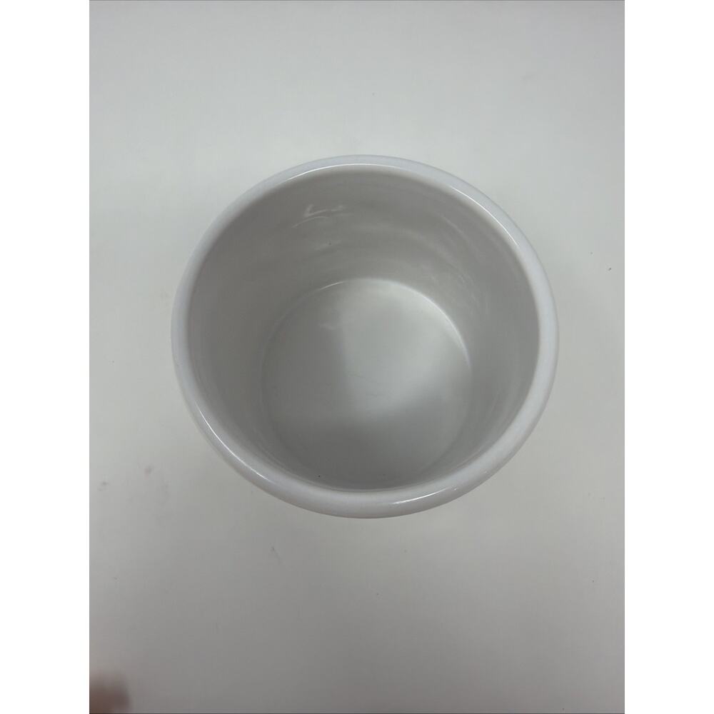 Butter Bell Crock by L. Tremain 2000 Ceramic White Floral Original - Picture 9 of 10